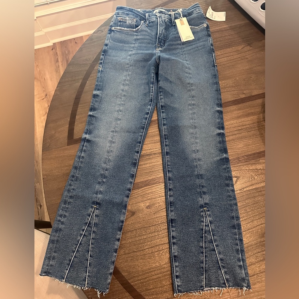 Good American Good Legs Straight Jeans